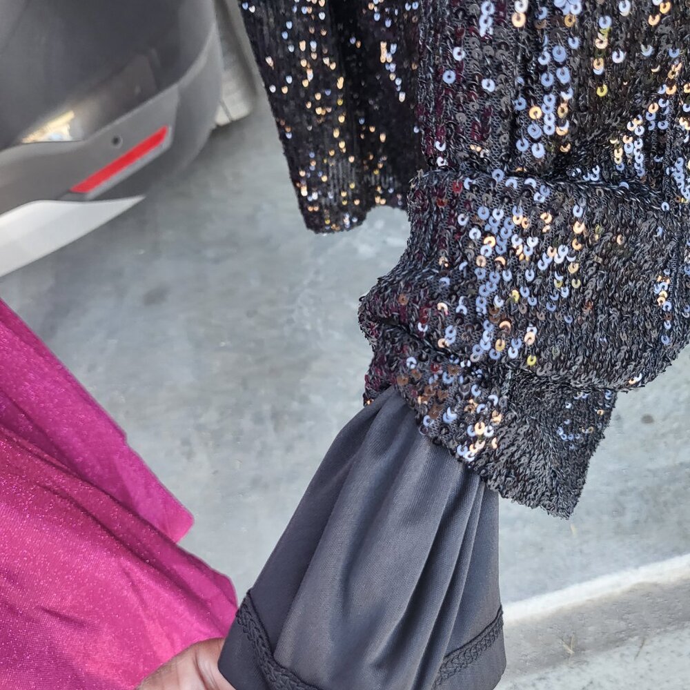 Sequins wide-leg Party Pants - Picture 6 of 6